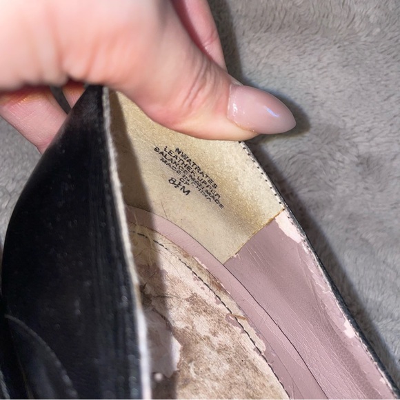 Nine West | Black Flats with Woven Texture - Picture 5 of 7